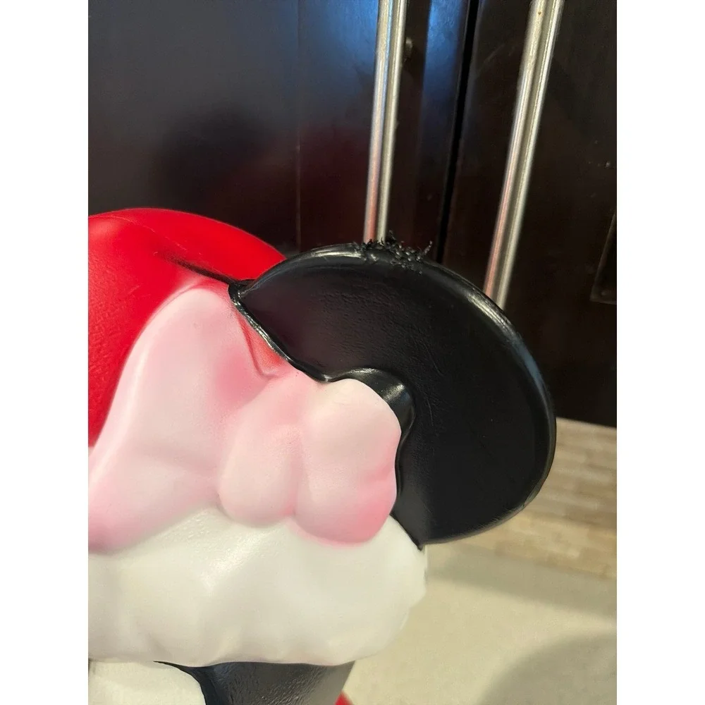 Gemmy Disney Mickey Minnie Christmas‎ Blow Mold Set